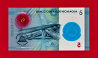 Nicaragua Five 5 Cordoba 2020 - 60 Years Commemorative Polymer Note  pick-219a 