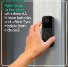 Blink Video Doorbell Camera With Sync Module Core - Black  newest Model  2025 