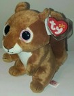 Ty Beanie Baby - Squire The Squirrel  6 Inch  New Mwmts Stuffed Animal Toy