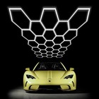 Hexagon Garage Lights Customize 28 Grids Led Hexagon Light For Car Shop Gym Us  
