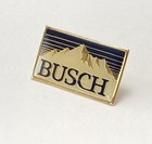 Vintage Busch Beer Logo Acrylic Pin Mountain Peaks