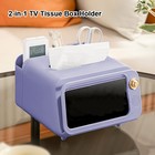 Tv Tissue Box Holder Funny Paper Dispenser Cover With Compartment Innovative    