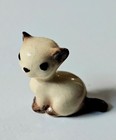 1 2  Hagen Renaker Siamese Kitten Miniature Figure Vintage