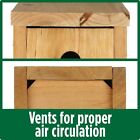 Wild Wings Cedar Box Wren Wild Bird Backyard House With Adjustable Door  Brown