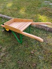 Antique vintage Style Oak Wheelbarrow 