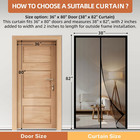 Magnetic Screen Door Mesh  Works For Patio  Sliding Door  Keeps Bug Mosquito Out