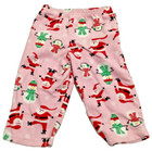 Carter s 18 Months Pink Santa Frosty Snowman Fleece Pants Christmas Holiday
