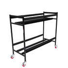 Gator Frameworks Two-tier Snare Rack With Locking Casters  Holds Up To 10 Snares