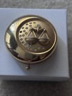 Vintage Estee Lauder Golden Jeweled Powder Compact