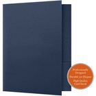   25 Count  Blue  Two Pocket Presentation Folders  Perfect For Sales Material   