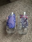 Vintage 1977 Mcdonald   s Grimace Glass Set Of 2
