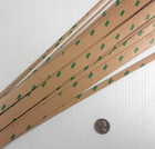 1 Lot Of 23pcs 16 l X Misc Widths Walnut Banding With High Tac Adhesive Backing