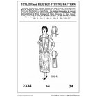 Past Patterns 2334 - Mid 1920s One-piece Dress Sewing Pattern Bust Size 34 