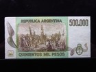 Argentina 500000 Pesos Nd 1980 - 1982 P309 Unc Central Bank Money I4c8961