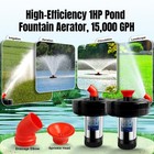 Foxlux Pond Fountain Aerator 750w  1hp 15000 Gph  120ft Cord  ac120v  1pcs pack