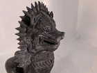 Old Chinese Bronze Foo Dog  12  Tall