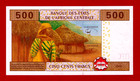 Chad 500 Francs Central African States 2002  2017  Unc Banknote -  pick-606ce 