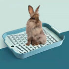Rabbit Litter Box Guinea Pig Litter Pan Pet Potty Trainer Grate W  Toilet Tray 