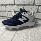 New Balance Velo V3 Softball Cleats Blue White Molded Us 6w   4 5m Spvelon3
