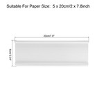 2x7 8  Aluminum Name Plate Holder  3 Pcs L Type For Desk Sign Holder Silver Tone