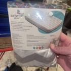 Diaper Changing Pad Cover Summer Infant Plush Grey White Zig Zag New Sealed