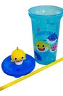 Zak Baby Shark 15oz Buddy Sip Drink Tumbler Bpa Free 