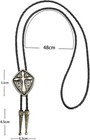 Western Cowboy Bolo Tie For Men Women Gold Silver 8  Bronze Cross Shield 