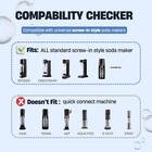 Soda Co2 Cylinders 60l Tank Spozer Fizzi Sparkling Water Maker Carbonator 425g