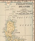 1901 Antique Philippines Map Vintage Map Of The Philippine Islands Map 2134