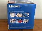 Nos Vintage  1995  Rolodex Diplomat Covered Rotary 500 Card File Drf-24c Black