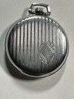 Antique 12 Size Elgin 7-jewel Open Facechrome  Case Pocket Watch   Ws-12