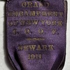 1911 Ioof Odd Fellows Grand Encampment Newark Representative 5 5 h Ribbon