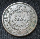 1837 Hard Times Token 9 millions For Defence Not One Cent For Tribute  A812