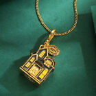 Juicy Couture Halloween Necklace Haunted House Enamel Spooky Pendant