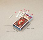 Set Of 8 Match Box Vintage Cats Cat Label Retro Matches Boxes Re-print Holder