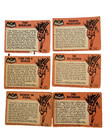 1966 Topps Batman Black Bat The Riddler Set Of 6 Cards - Near Mint Condition