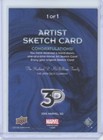 Marvel 2015 Upper Deck 3d Artist Ap Sketch Card Blank