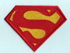 3  X 4  Small Embroidered Red   Yellow Christopher Reeve Superman Logo Patch