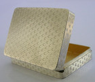 Quality Solid Sterling Silver Snuff Box 2000 Gallagher 66g Scottish