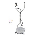 18 Inch 6000 Psi Pressure Washer Surface Cleaner Dual Handle Quick Connect