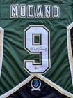 Mike Modano Signed Green Hockey Jersey Dallas Stars Bas Coa