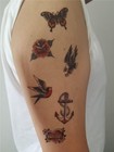 Anchor Skull Swallow Temporary Tattoo Sticker Waterproof Adult Men Women Hand Ar