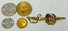 Original Wwii Era 1948  United States Military Academy Sword Pin Graduate Emblem