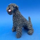 Signed Yvonne Badoni Hand Crafted Figurine Of A Kerry Blue Terrier Dog
