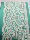 6 5 Inch Wide Bulk Lace Roll  Many Yards  Weights 2 5lbs  10in Roll  31in Around