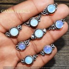 Opalite Gemstone Ring Wholesale Lot 925 Sterling Silver Plated Jewelry