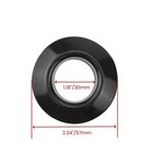Bitray 4pcs Kayak Paddle Drip Rings Canoe Ring Replacement   