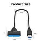 1-2pcs Sata To Usb 3 0 Cable Usb To Sata Iii Hard Drive Adapter 2 5   Ssd Hdd