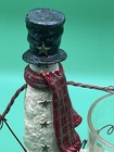 Yankee Candle   Snowman Votive Holder Jingle Bells Stars   Euc 
