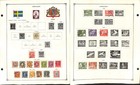 Sweden Stamp Collection 1858-1959 On 15 Scott International Pages  bg 